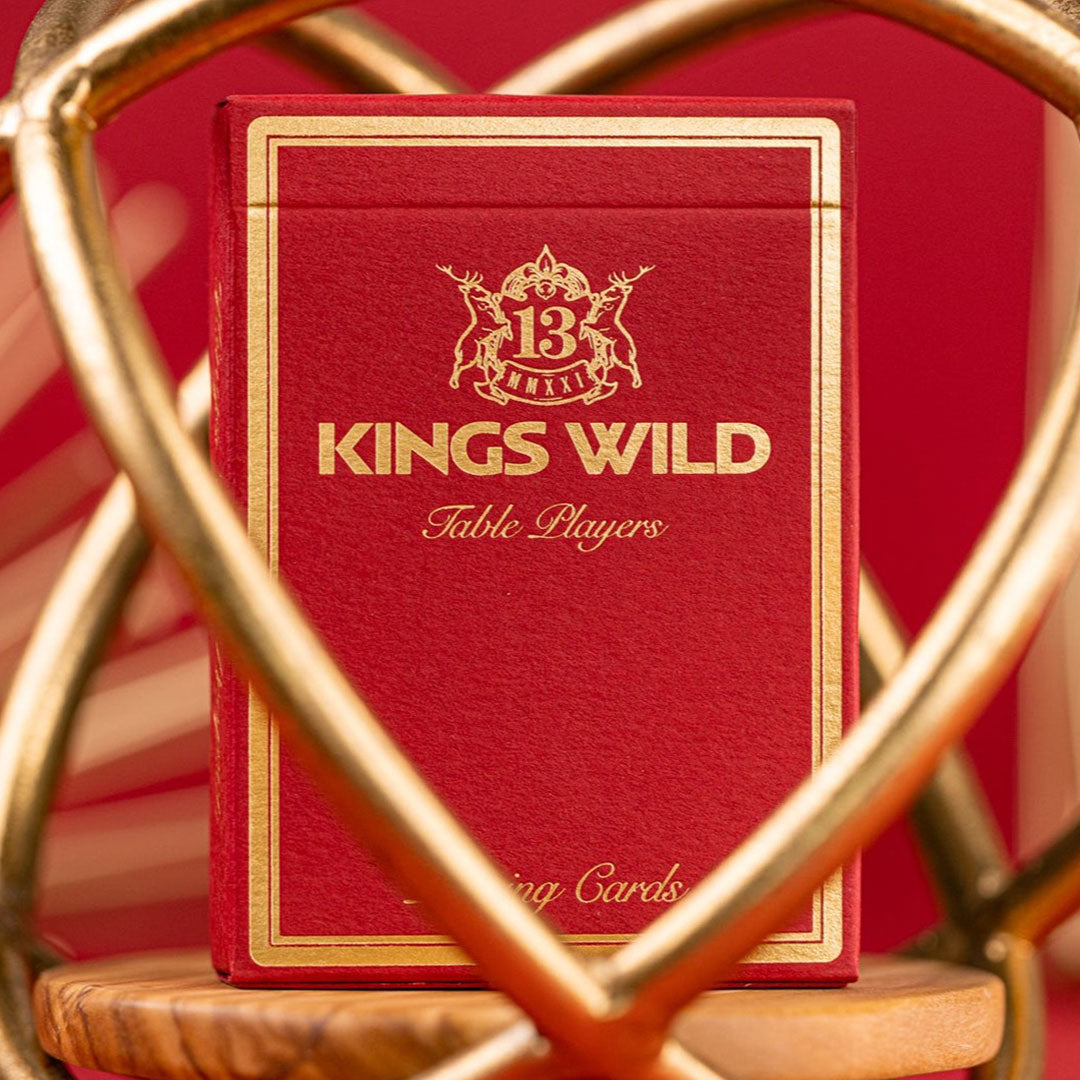 Kings Wild Project Table Players Vol. 12 Red & Gold Luxury Playing