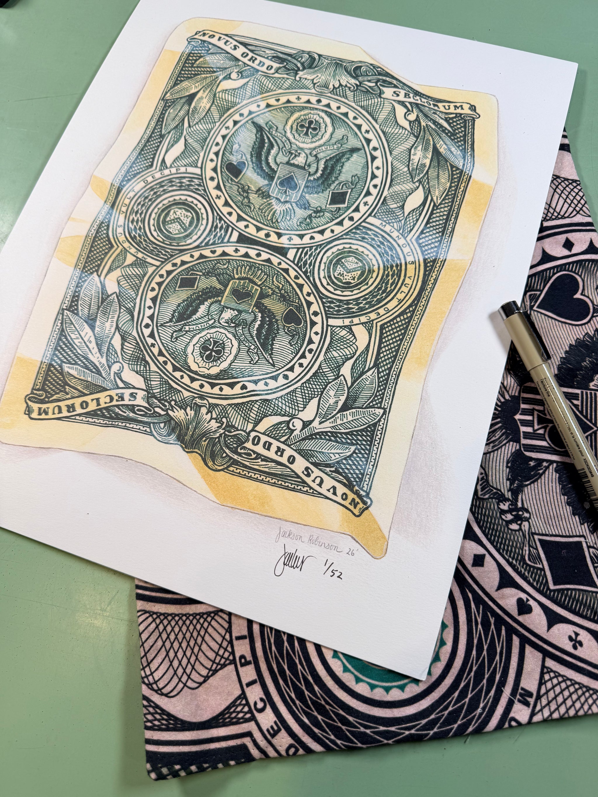 Limited Edition | Federal 52 Back design print.