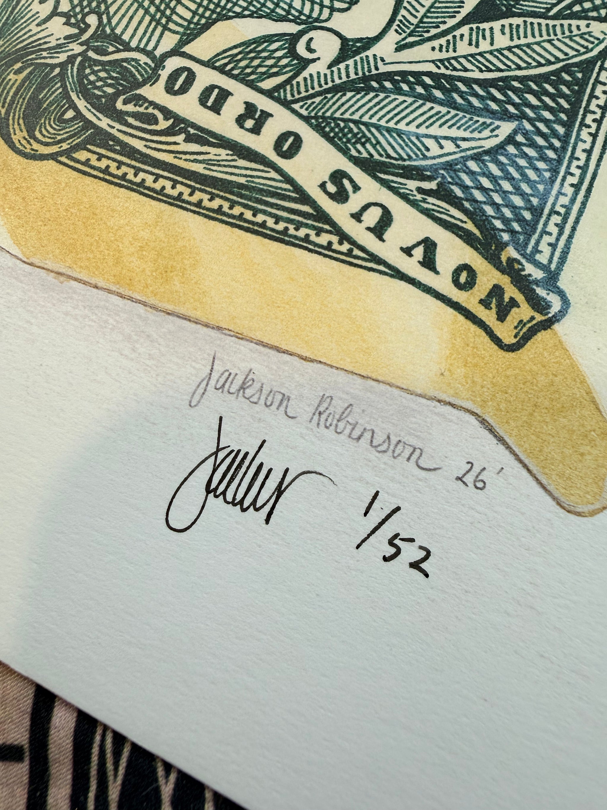 Limited Edition | Federal 52 Back design print.
