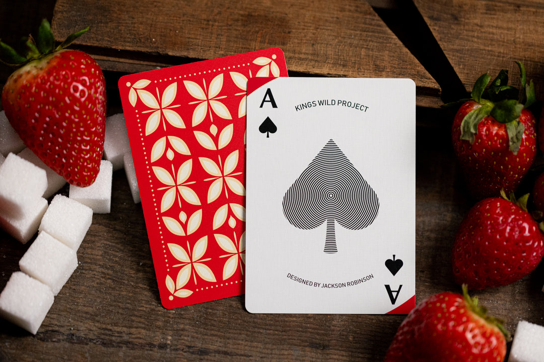 Strawberry Pi Luxury Playing Cards