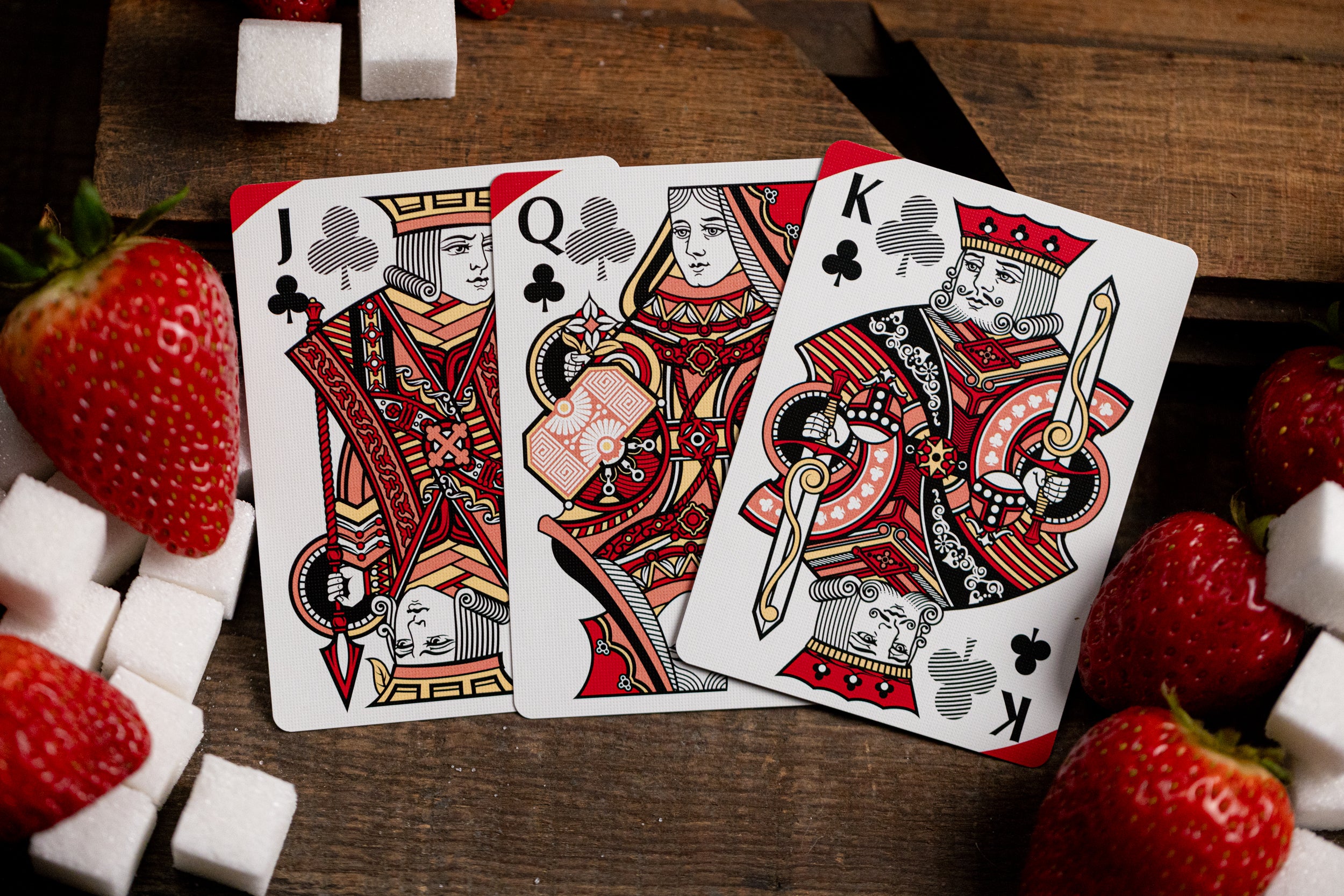 Strawberry Pi Luxury Playing Cards