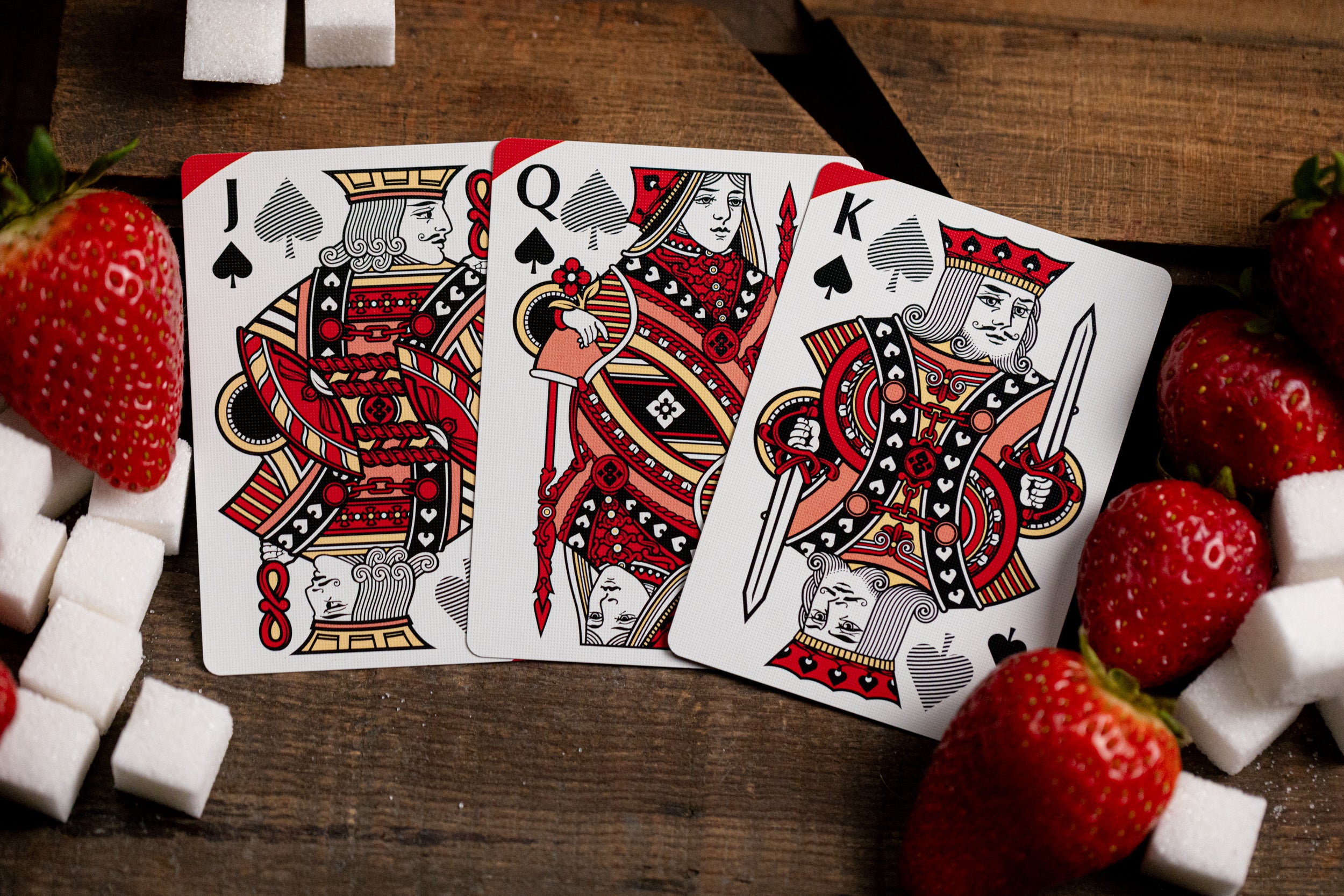 Strawberry Pi Luxury Playing Cards