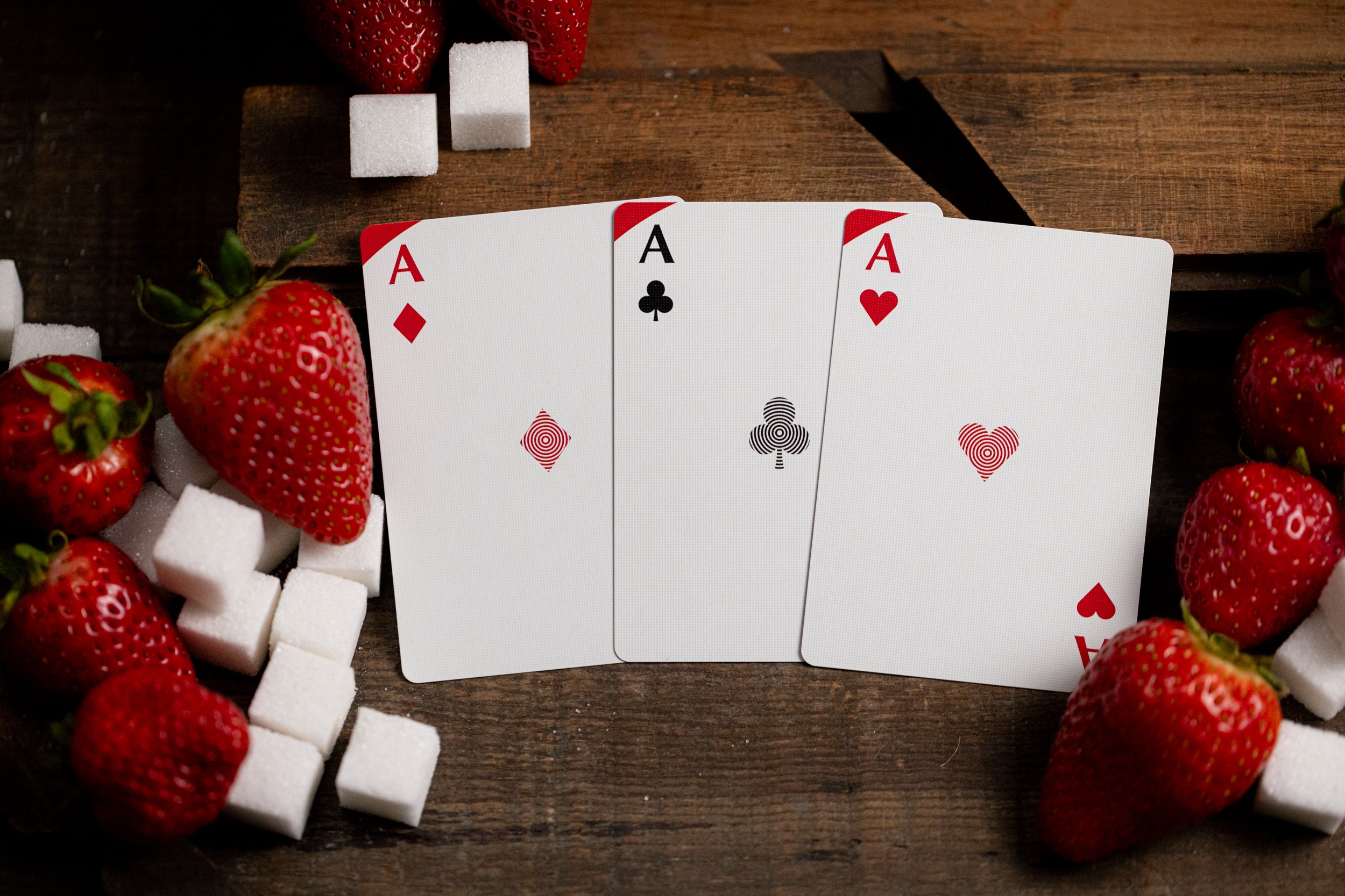 Strawberry Pi Luxury Playing Cards