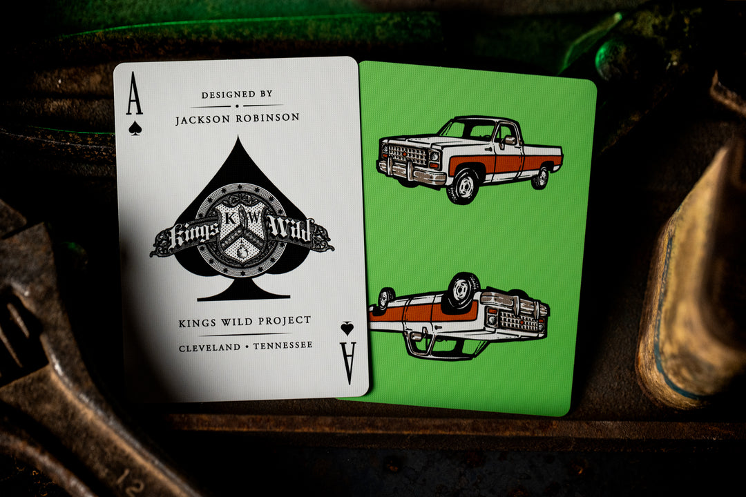 KW Auto Body Threads Deck Luxury Playing Cards
