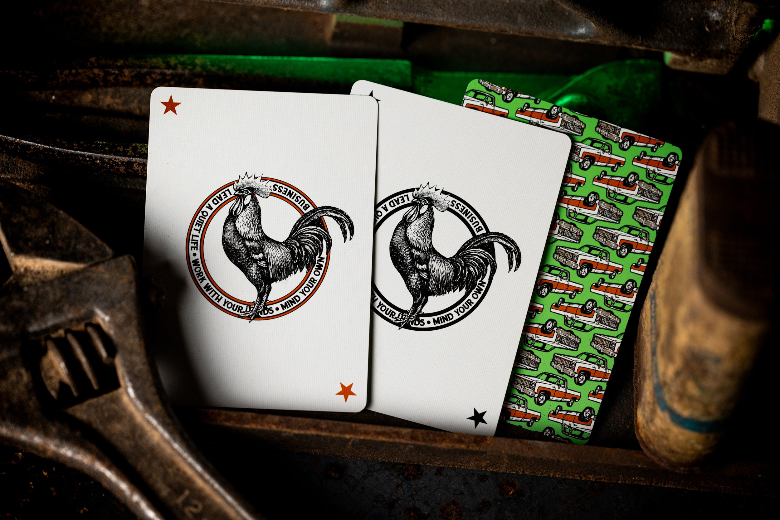 KW Auto Body Threads Deck Luxury Playing Cards