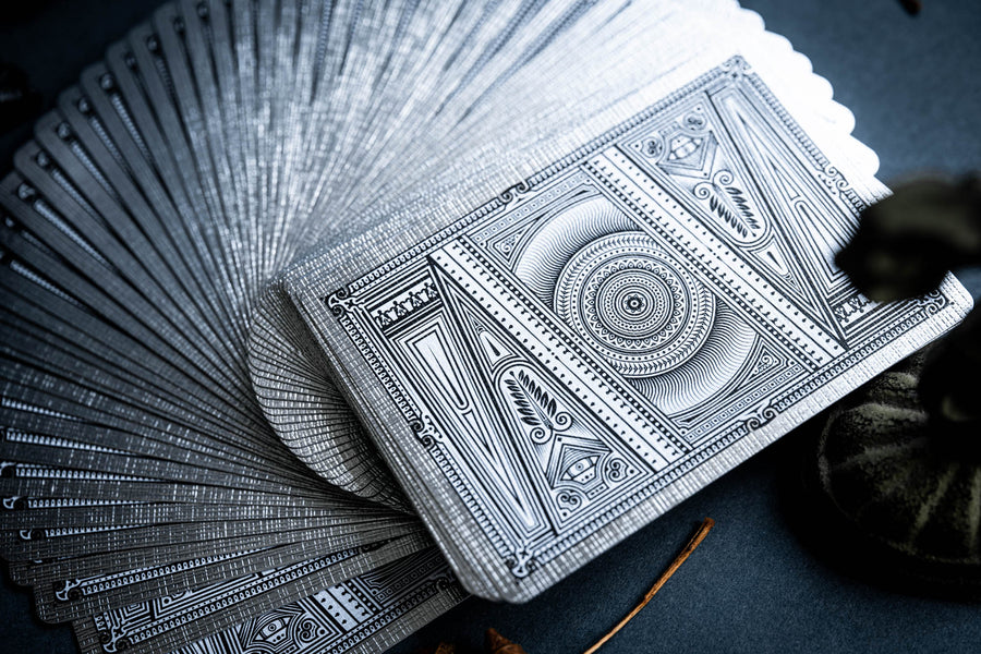 Platinum Invocation Luxury Playing Cards
