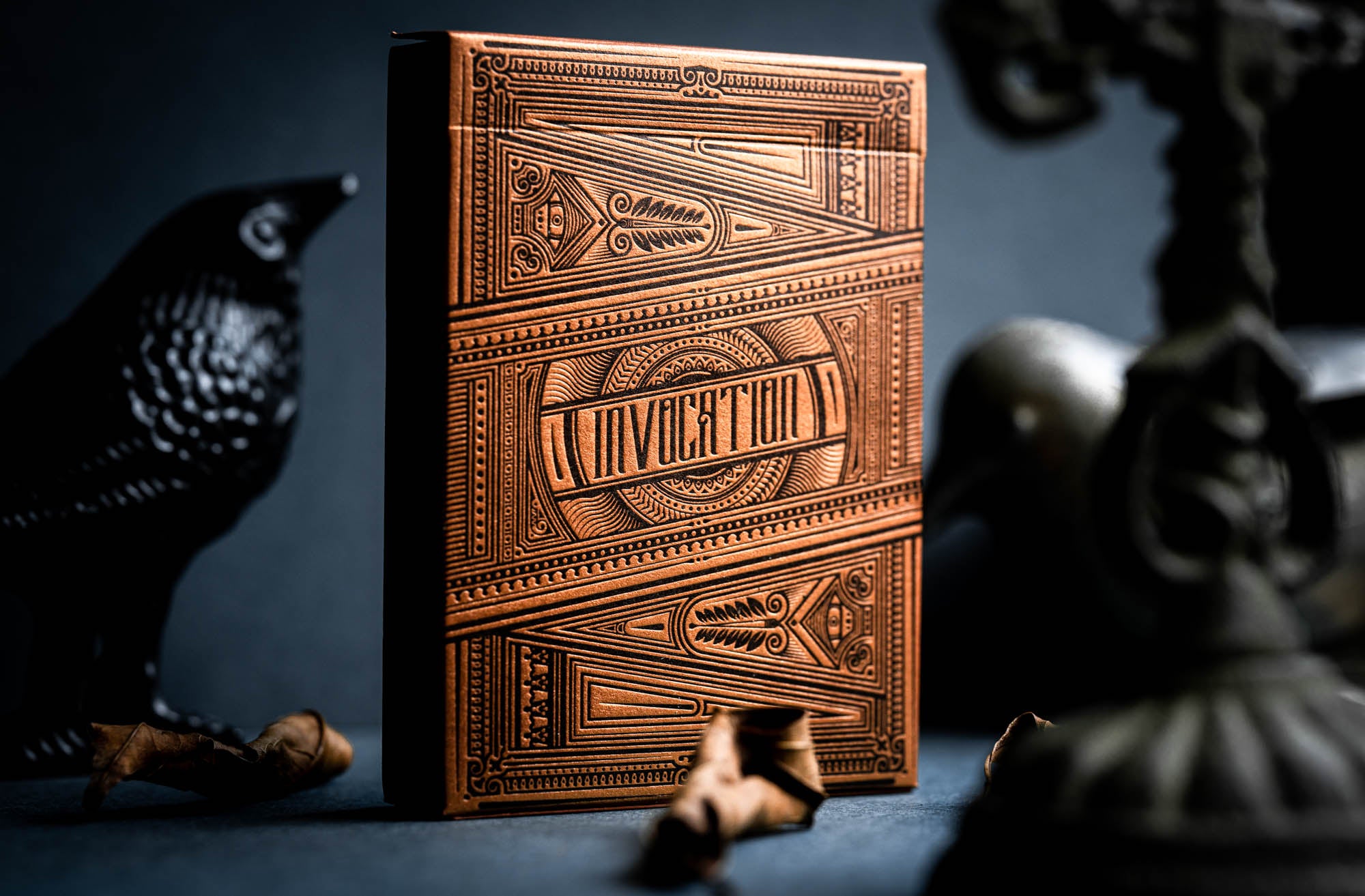 Copper Invocation Luxury Playing Cards