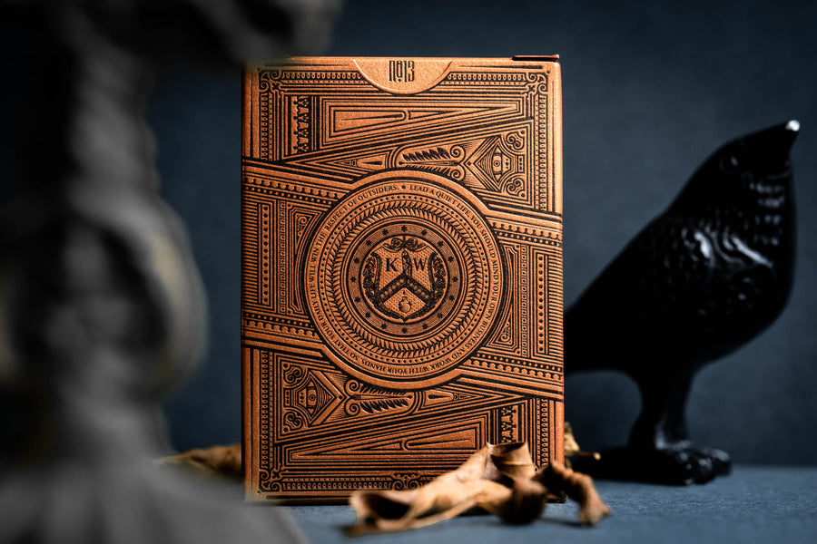 Copper Invocation Luxury Playing Cards
