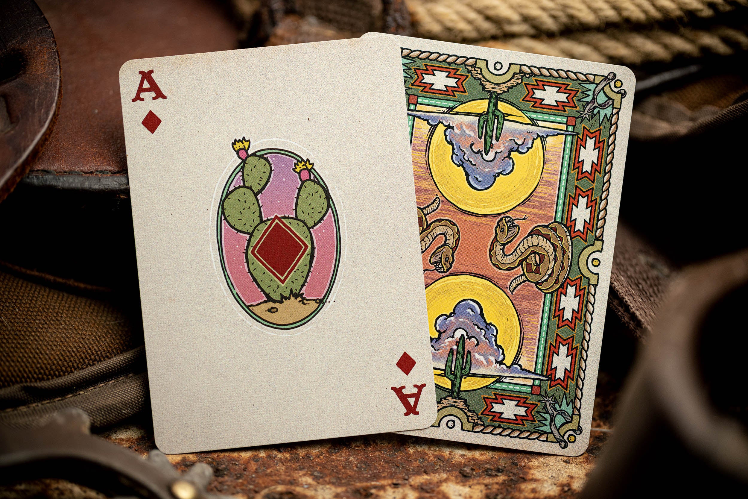 Rawhide Luxury Playing Cards