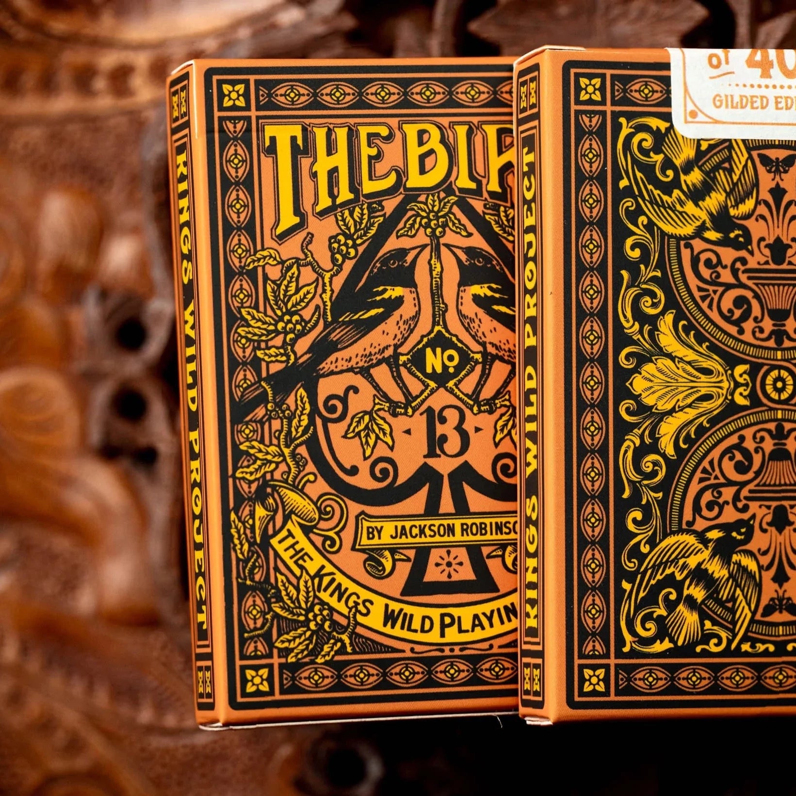 The Bird Gilded Edition Luxury Playing Cards