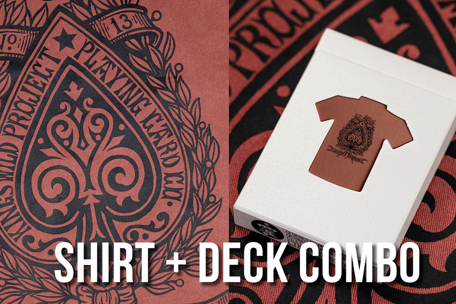 Threads Red Ace Combo - Shirt + Deck